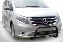 Mercedes Vito/V-class W447 2014- гг. Кенгурятник WT005 Black (нерж.) фото 1