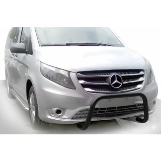 Кенгурятник WT005 Black (нерж.) Mercedes Vito/V-class W447 2014- гг.