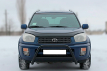 Toyota Rav 4 2001-2005 гг. Кенгурятник WT005 Black (нерж.) фото 1