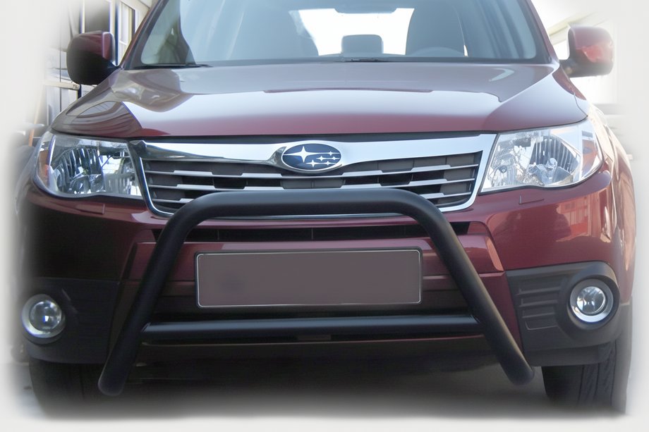 Subaru Forester 2008-2013 гг. Кенгурятник WT005 Black (нерж.) Image