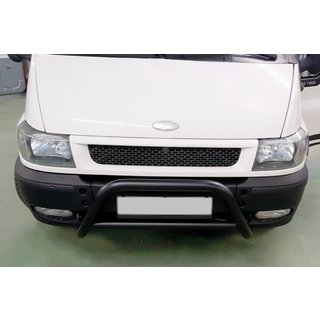 Кенгурятник WT006 Black (нерж) Ford Transit 2000–2014 гг.