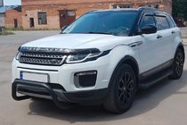 Range Rover Evoque 2012-2018 гг. Кенгурятник WT005 Black (нерж) фото 1