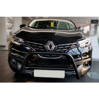 Кенгурятник Black (нерж) Renault Kadjar 2015-2022 гг. фото 2