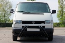 Volkswagen T4 Transporter 1990-2003 гг. Кенгурятник Kelebek WT011 Black (нерж.) фото 1
