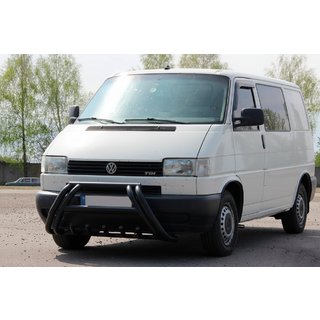 Кенгурятник Kelebek WT011 Black (нерж.) Volkswagen T4 Transporter 1990-2003 гг. фото 3