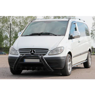 Кенгурятник Kelebek WT011 Black (нерж.) фото 3