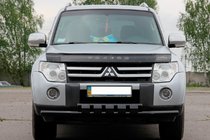 Mitsubishi Pajero Wagon IV 2006-2021 гг. Передняя защита ST015-13 Black (нерж.) фото 2