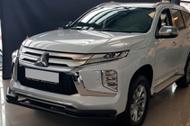 Mitsubishi Pajero Sport 2015- гг. Передняя защита ST085 Black (2020+, нерж) фото 1