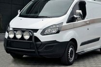 Ford Custom 2013-2022 гг. Кенгурятник WT022 Black (нерж.) фото 3