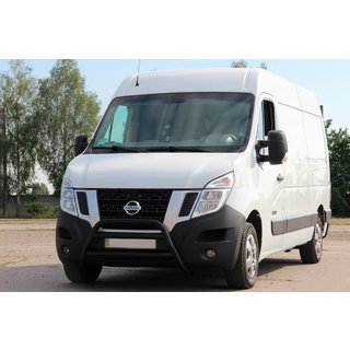 Кенгурятник WT022 Black (нерж.) Renault Master 2011-2023 гг. фото 2