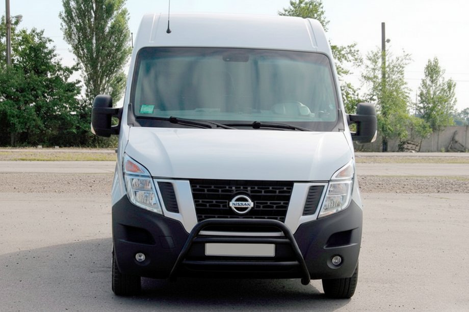 Renault Master 2011-2023 гг. Кенгурятник WT022 Black (нерж.) Image