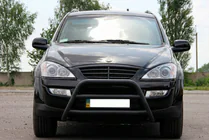 SsangYong Kyron 2005-2014 гг. Кенгурятник WT022 Black (нерж) фото 2