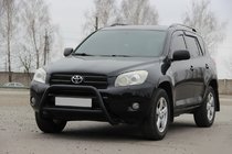 Toyota Rav 4 2006-2013 гг. Кенгурятник WT022 Black (нерж) фото 1