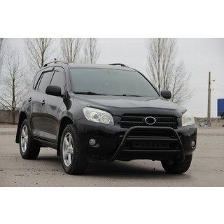 Кенгурятник WT022 Black (нерж) Toyota Rav 4 2006-2013 гг. фото 2
