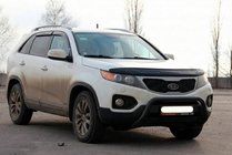 Kia Sorento II XM 2009-2014 гг. Кенгурятник WT007 Black (нерж.) фото 3