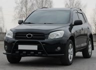 Toyota Rav 4 2006-2013 гг. Кенгурятник WT-ST15 Black (нерж) фото 2