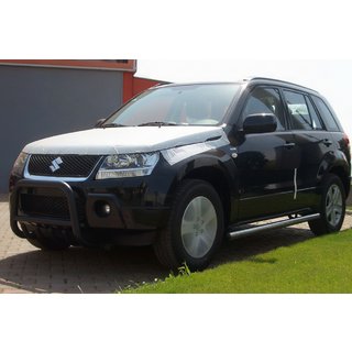 Кенгурятник QT006 Black (нерж.) Suzuki Grand Vitara 2005-2017 гг.