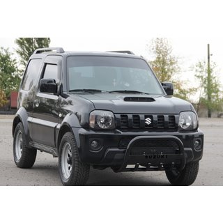 Кенгурятник QT006 Black (нерж) Suzuki Jimny 1998-2018 гг. фото 2