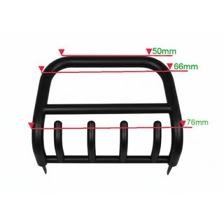 Кенгурятник QT006 Black (нерж.) Isuzu D-Max 2011-2019 гг.