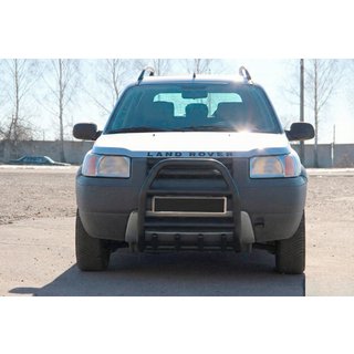 Кенгурятник QT007 Black (нерж.) Land Rover Freelander I 1997-2006 гг. фото 4