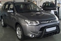 Mitsubishi Outlander 2012-2021 гг. Кенгурятник WT002 Black (нерж.) фото 2