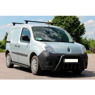 Кенгурятник WT002 Black (нерж.) Renault Kangoo 2008–2020 гг. фото 4