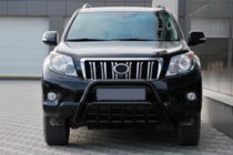 Toyota Land Cruiser Prado 150 2009-2023 гг. Кенгурятник WT002 Black (нерж) фото 2