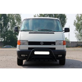 Кенгурятник WT002 Black (нерж) Volkswagen T4 Caravelle/Multivan 1990–2003 гг. фото 3