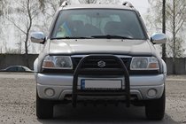 Suzuki Vitara 1998-2006 гг. Кенгурятник QT007 Black (нерж) фото 3