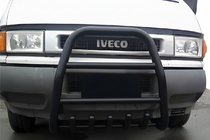 Iveco Daily 1999-2006 гг. Кенгурятник QT007 Black фото 1