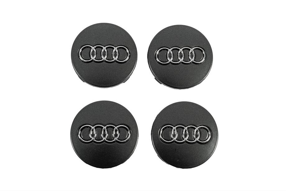 Audi Заглушки в диски 60/58мм графит ad5957g (комплект 4 шт) Image