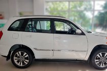 Chery Tiggo 3 2005- гг. Боковые трубы Black (2 шт., нержавейка) фото 1