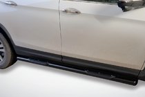 Honda Pilot 2015-2022 гг. Боковые трубы Black (2 шт., нержавейка) фото 3
