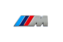 BMW Эмблема M 85мм x 30мм (Нержавеющая сталь) фото 1