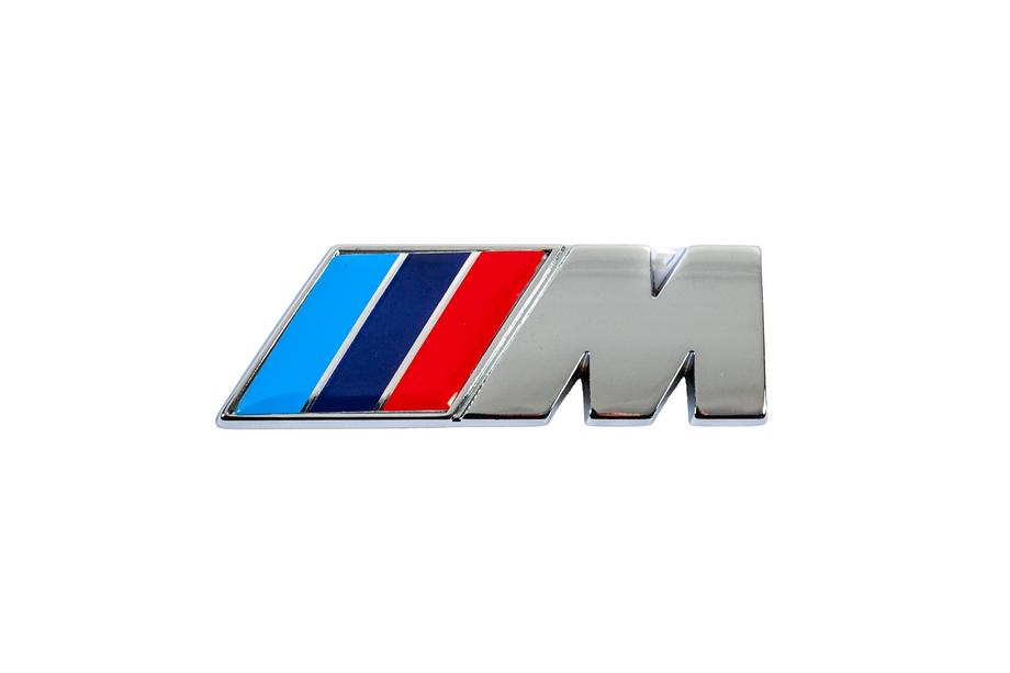 BMW Эмблема M 85мм x 30мм (Нержавеющая сталь) Image