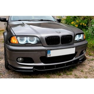 Передний лип DPT V-2 (для M-Sport 2003-2006, черный глянец) BMW 3 серия E46 1998-2006 гг. фото 1