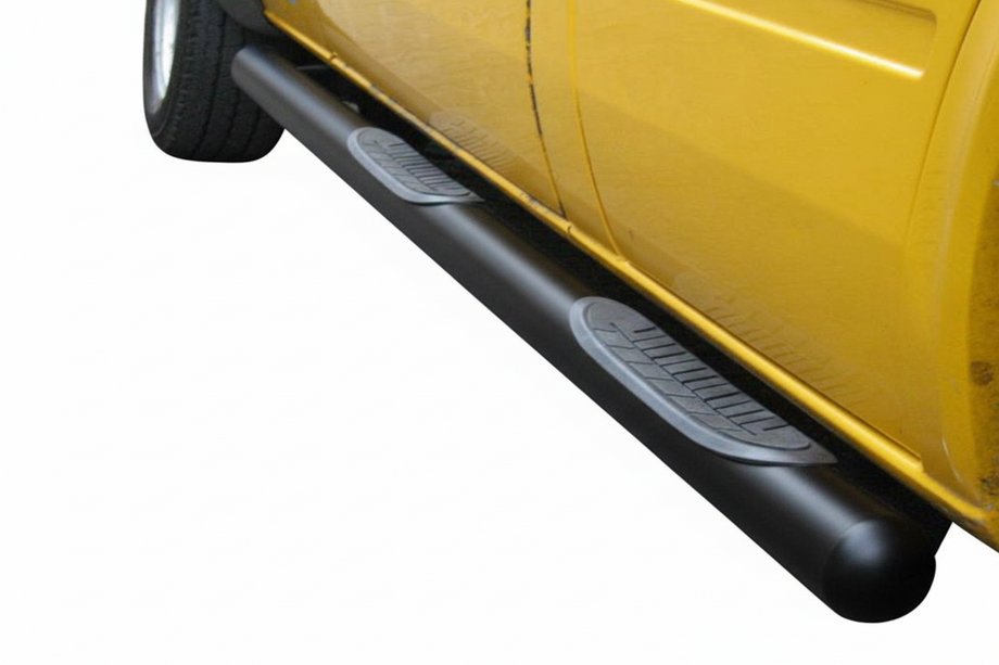 Mercedes Sprinter W901/902/903/904/905 1995–2006 гг. Боковые трубы Black (2 шт., нержавейка) Длинная база, Ø60 Фото 7