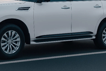 Infiniti QX80 2013-2024 гг. Дверные молдинги (4 шт, черные) фото 1