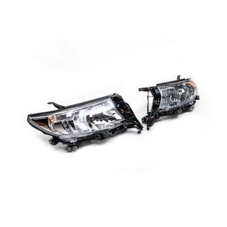 Передние фары рефлекторные Оригинал (2017+, 2 шт) Toyota Land Cruiser Prado 150 2009-2023 гг. фото 4