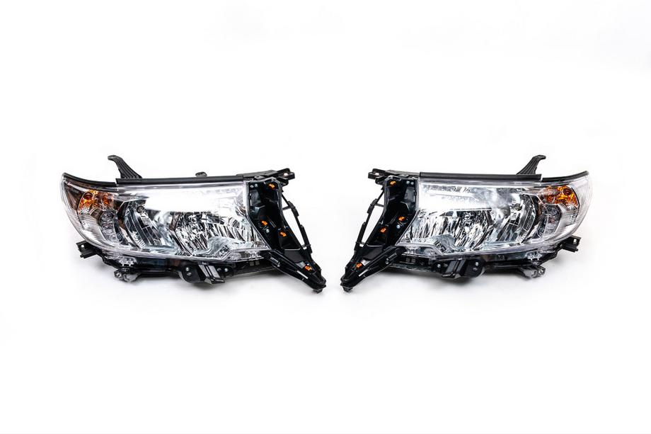 Toyota Land Cruiser Prado 150 2009-2023 гг. Передние фары рефлекторные Оригинал (2017+, 2 шт) Левая фара (1 шт) Фото 3