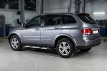 SsangYong Action 2005-2018 гг. Боковые Подножки Sunrise (2 шт., Алюминий) фото 1