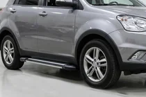 SsangYong Korando 2010-2019 гг. Боковые Подножки Rainbow (2 шт., Алюминий) фото 1