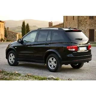 Боковые пороги Bosphorus Black (2 шт., алюминий)