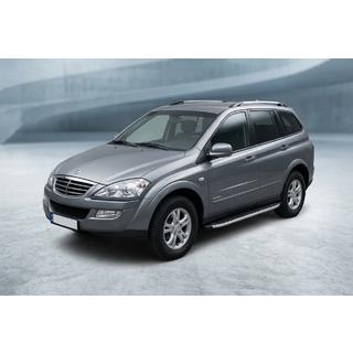 Боковые Подножки Fullmond (2 шт., Алюминий) SsangYong Kyron 2005-2014 гг. фото 1