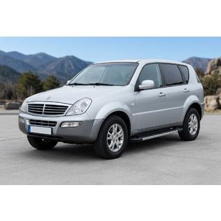 Боковые пороги RedLine V1 (2 шт., алюминий) SsangYong Rexton I 2001-2017 гг. фото 1