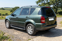 SsangYong Rexton I 2001-2017 гг. Боковые Подножки Duru (2 шт., Алюминий) 2005-2012 фото 1