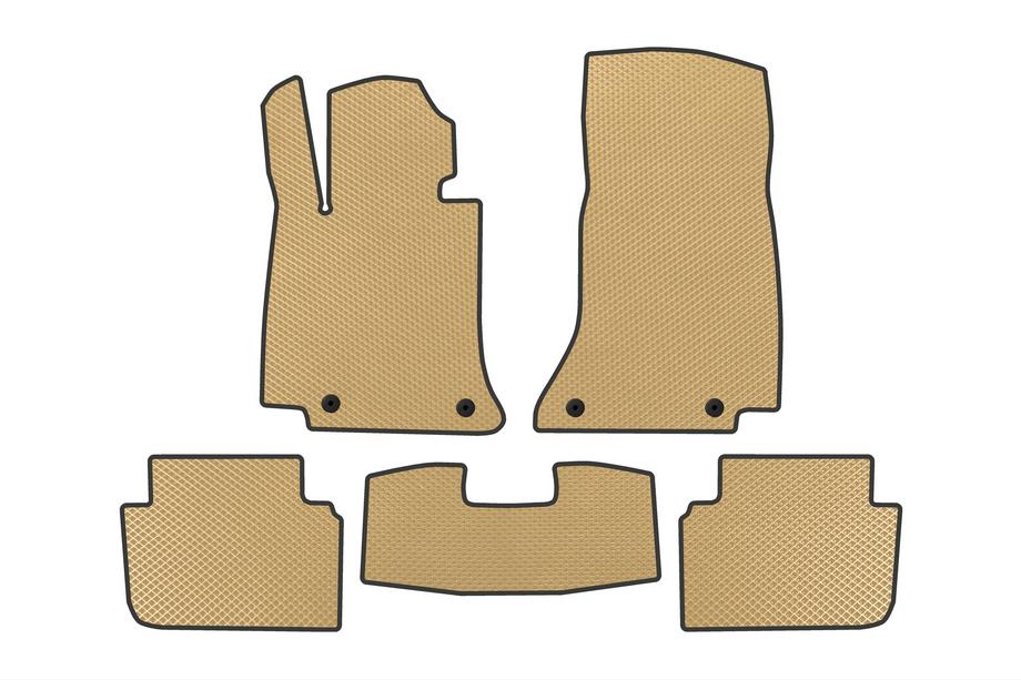 Mercedes CLE C236/A236 2024– гг. Коврики EVA (Бежевые) Image