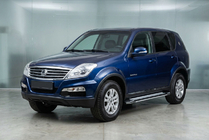 SsangYong Rexton I 2001-2017 гг. Боковые Подножки Rainbow (2 шт., Алюминий) фото 1