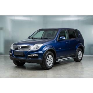 Боковые Подножки Rainbow (2 шт., Алюминий) SsangYong Rexton I 2001-2017 гг. фото 1