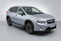 Subaru XV 2011-2017 гг. Боковые Подножки Sunrise (2 шт., Алюминий) фото 1
